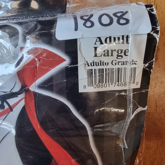 Adult Vampire Party Suit Men's Size L - Picture 4 of 7